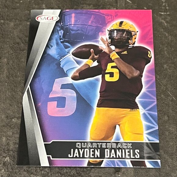 NFL 2023 Sage Low Series Jayden Daniels #23 Rookie Card - Picture 1 of 2